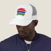 Gambia-Flagge Truckerkappe (Beispiel)