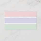Gambia-Flagge Visitenkarte (Rückseite)