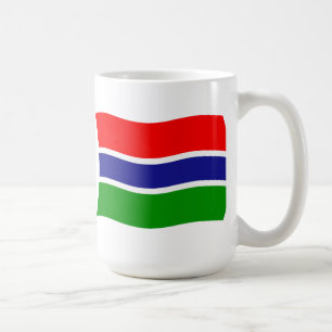 Gambia-Flaggen-Tasse Kaffeetasse