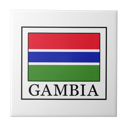 Gambia Fliese (Vorderseite)