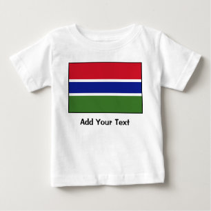 Gambia - gambische Flagge Baby T-shirt
