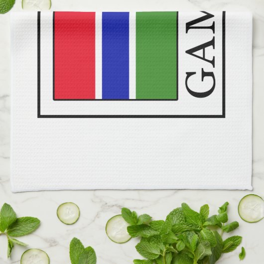 Gambia Geschirrtuch (Gefaltet)