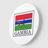 Gambia Große Wanduhr (Winkel)