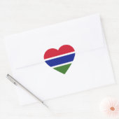 Gambia Herz-Aufkleber (Umschlag)