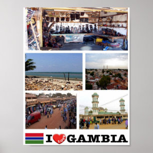 Gambia - I Liebe - Poster