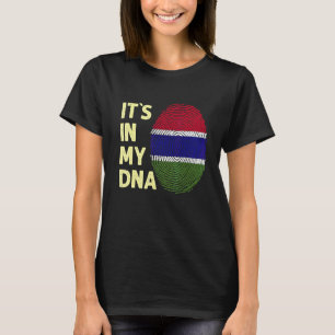 Gambia in meinem Dna-Gambian-Flaggenteam Gambia 1 T-Shirt