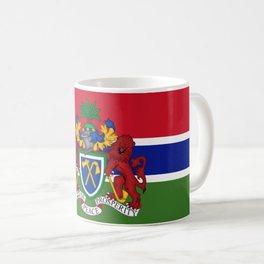 Gambia Kaffeetasse (VorderseiteRechts)