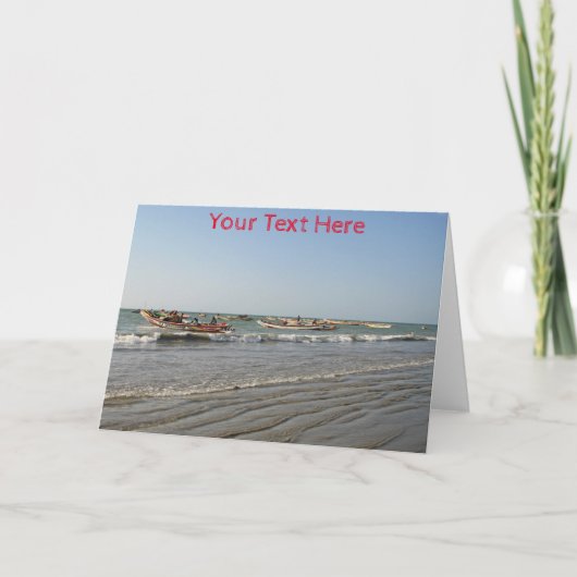 Gambia Karte (Vorderseite)