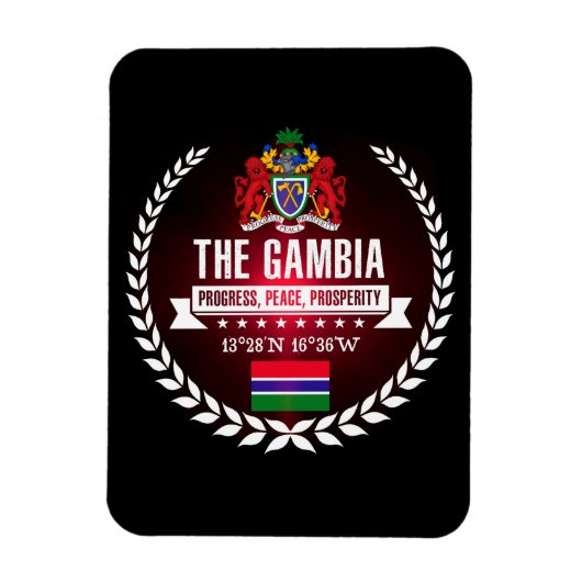 Gambia Magnet (Vertikal)