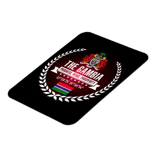 Gambia Magnet (Linke Seite)