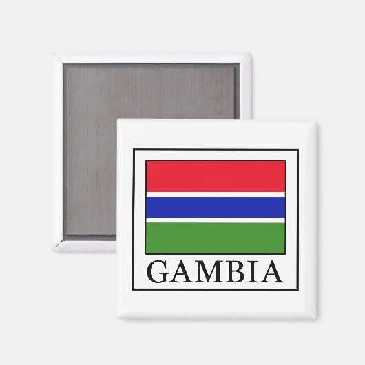 Gambia Magnet (Vorderseite/Rückseite)