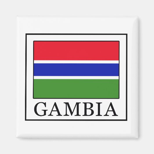 Gambia Magnet (Vorne)