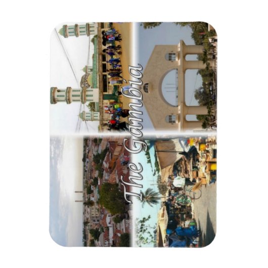 Gambia - magnet (Vertikal)