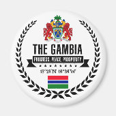 Gambia Magnet (Vorne)