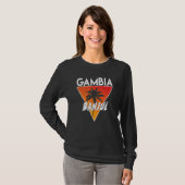 Gambia mit sonnigen Farben T-Shirt (Vorne ganz)