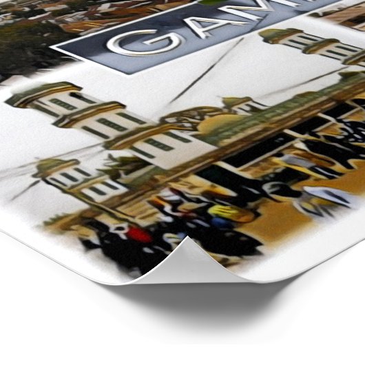 Gambia - Mosaik - Poster (Ecke)