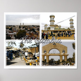 Gambia - Mosaik - Poster