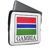 Gambia Notebook-Ärmel Laptopschutzhülle (Vorne Rechts)