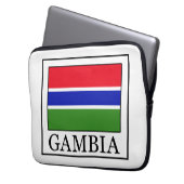 Gambia Notebook-Ärmel Laptopschutzhülle (Vorderseite Links)