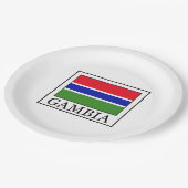 Gambia Pappteller (Schrägansicht)
