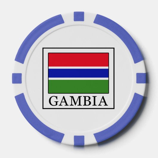 Gambia Pokerchips (Vorderseite)