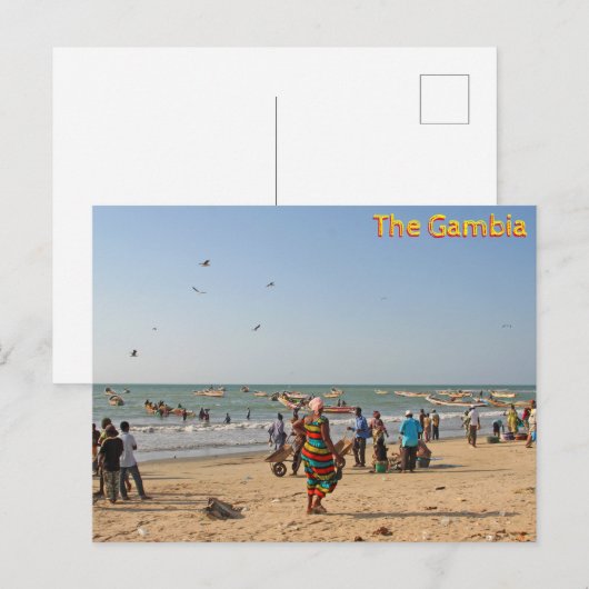 Gambia Postkarte (Vorne/Hinten)