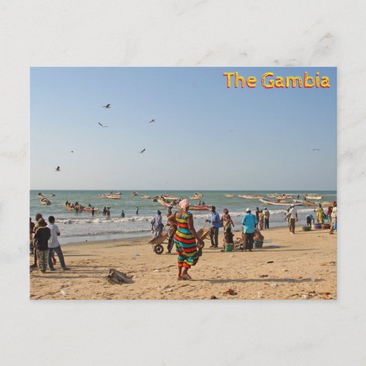 Gambia Postkarte (Vorderseite)