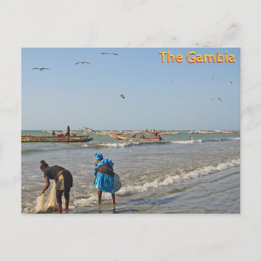 Gambia Postkarte (Vorderseite)