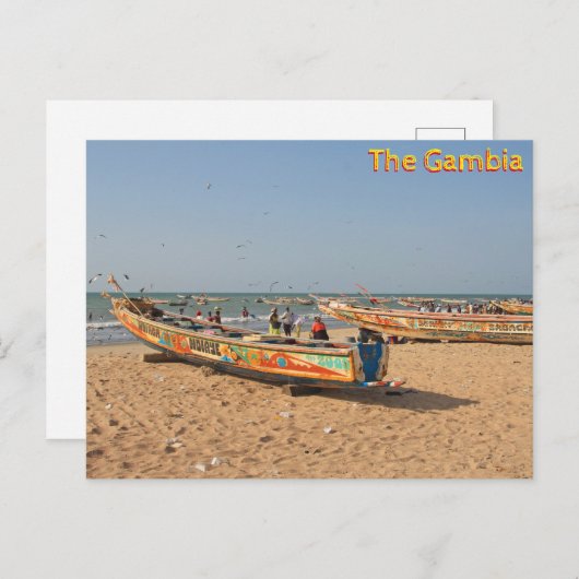 Gambia Postkarte (Vorne/Hinten)