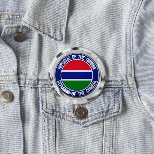 Gambia Round Emblem Button (Beispiel)