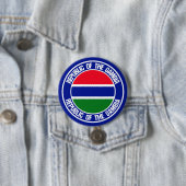 Gambia Round Emblem Button (Beispiel)