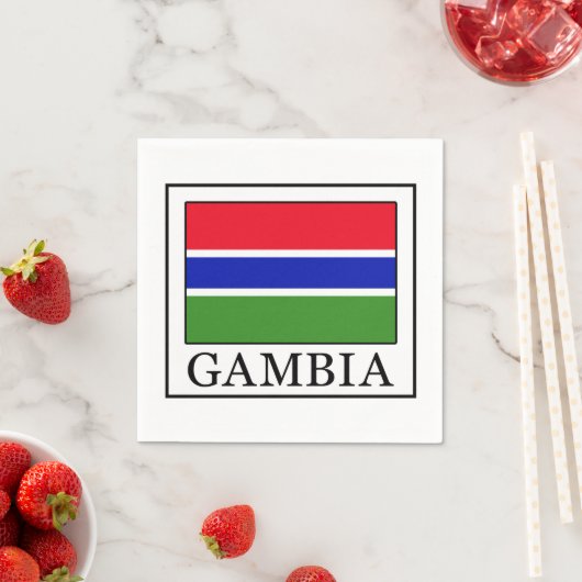 Gambia Serviette (Beispiel)