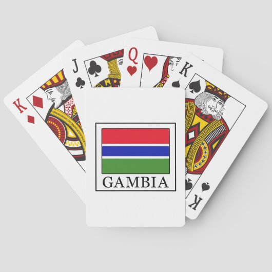 Gambia Spielkarten (Rückseite)