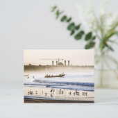 Gambia Sunrise Postcard Postkarte (Stehend Vorderseite)