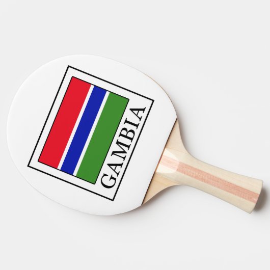Gambia Tischtennis Schläger (Seitenansicht)
