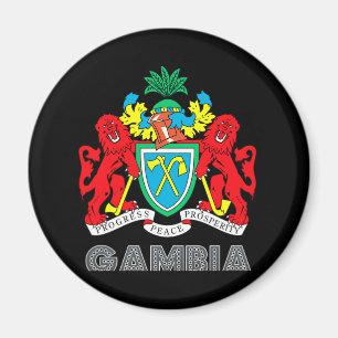 Gambian Emblem Magnet