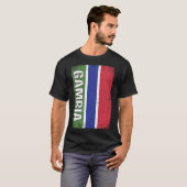 Gambian Flag Gambia T-Shirt (Vorne ganz)