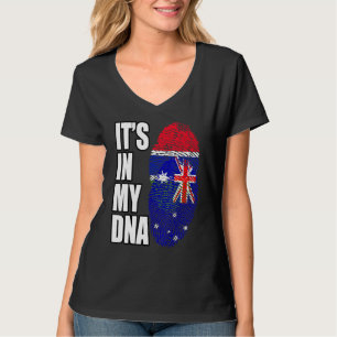 Gambian und australisches Mix-DNA-Flaggengebiet T-Shirt