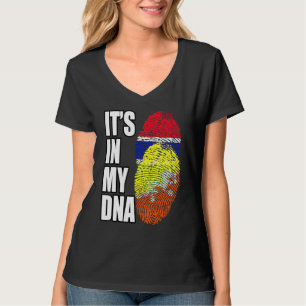 Gambian und Bhutanese - DNA-Fahne T-Shirt