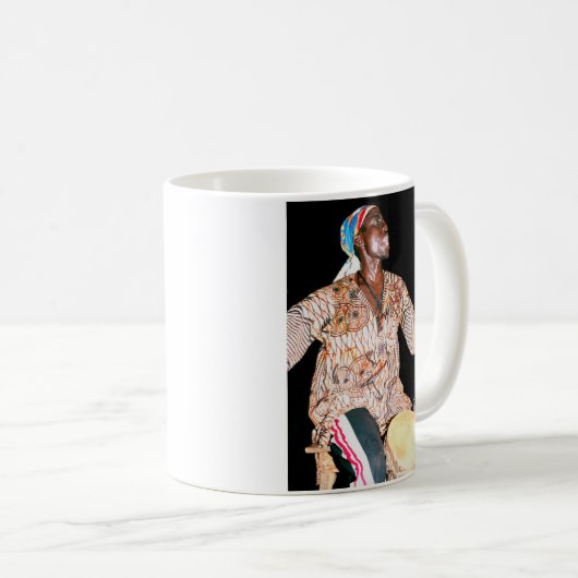 Gambischer Schlagzeuger Kaffeetasse (VorderseiteRechts)