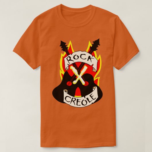 Gambit 97s Rock X Creole Crop Top T-Shirt TShirt (Design vorne)
