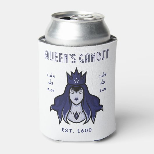 Gambit Est 1700 von Schach-Königin 1.e4 e5 2.f4 Dosenkühler (Kanne Vorderseite)