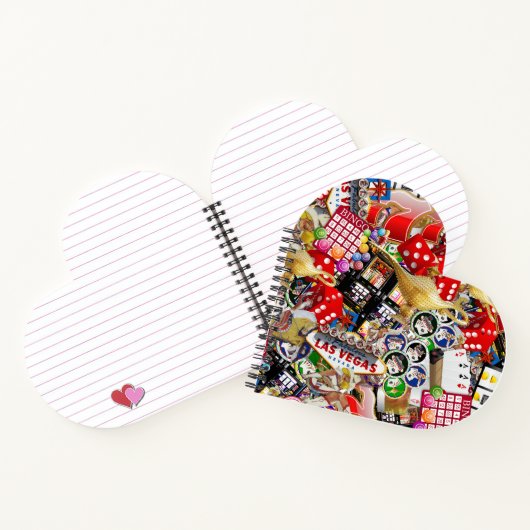 Gamblers Delight - Las Vegas Icons Collage Notizblock (Innenseite)