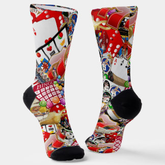 Gamblers Delight - Las Vegas Icons Collage Socken