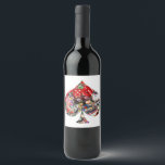 Gamblers Delight - Las Vegas Icons Collage Weinetikett<br><div class="desc">* Las Vegas Icons Playing Card Form * In der Form der Spielkarte entworfen finden Sie das Las Vegas Zeichen, Craps Tisch, rote Würfel, Spielautomaten, Bingo und mehr Las Vegas Icons, ein echtes Gamblers Delight ! * Etiketten für verschiedene Flaschenstile und -größen (die Größe des Designs für eine perfekte Passform!)...</div>