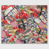Gamblers Delight - Las Vegas Icons Geschenkpapier (Flach)