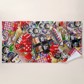 Gamblers Delight - Las Vegas Icons Strandtuch (Vorderseite)