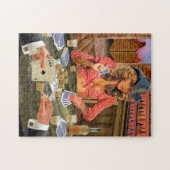 Gamblin Cowgirl Puzzle (Horizontal)