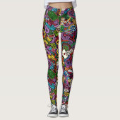 Gambling Casino Pop Mode Leggings (Vorderseite)