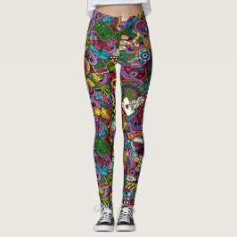 Gambling Casino Pop Mode Leggings